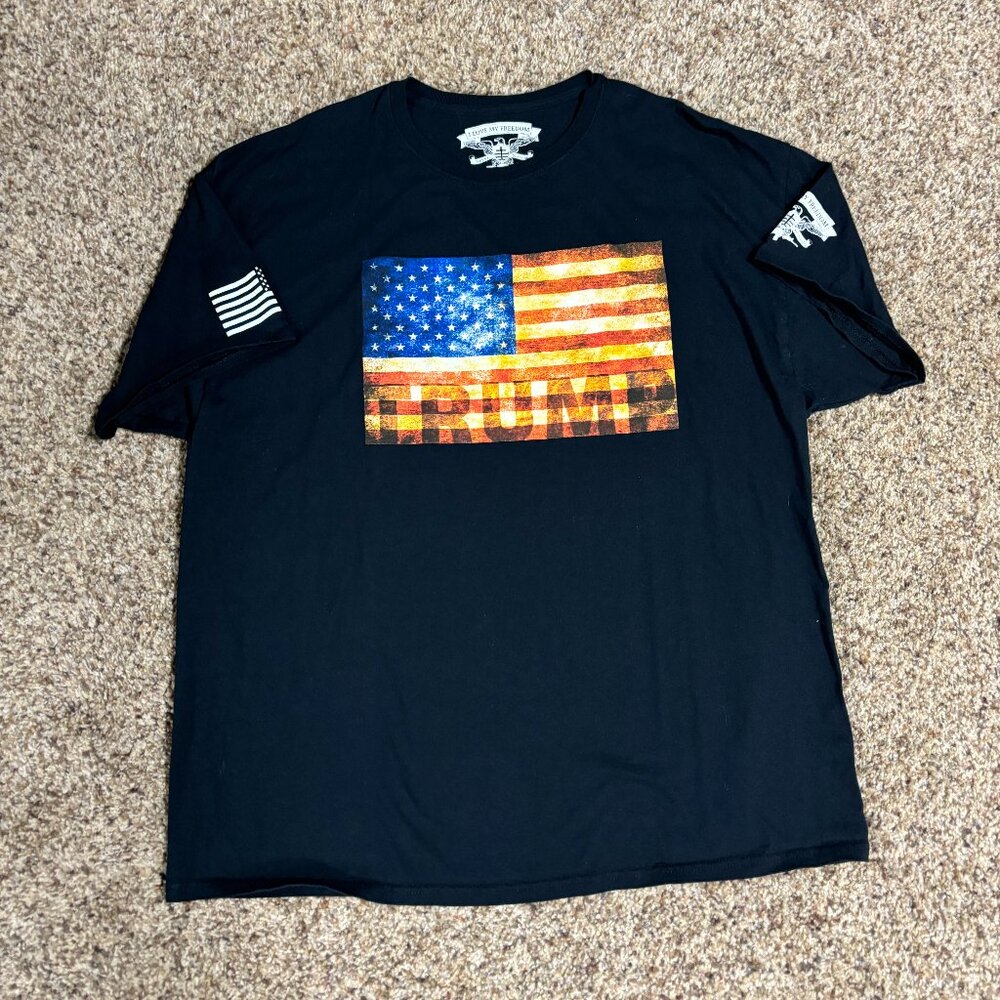 I Love My Freedom Trump T-Shirt - NWOT - Men's Size 2X - CL